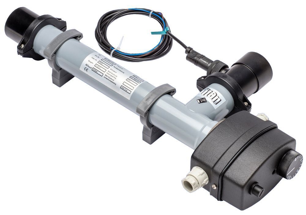Dapra EWT Elektroheizer Wärmetauscher Titan 18kW Poolheizung