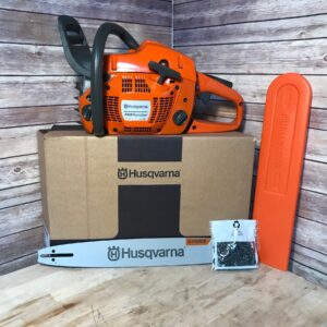 NEU Husqvarna 455 Rancher Motorsäge mit 45 cm 1x Schwert 4x Ketten wow Angebot