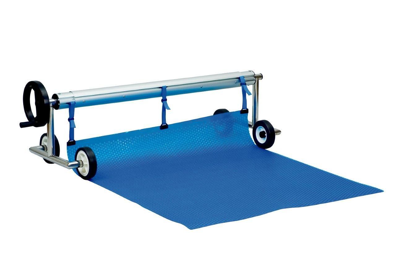 V2A Aufrollvorrichtung DRIVE TWO 2,40 - 4,40m Solarfolie, Abdeckplane, Poolfolie