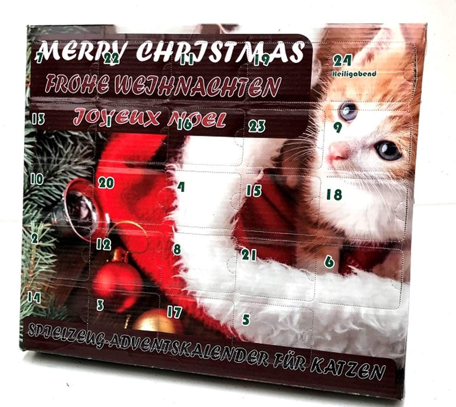 Katzenspielzeug Adventskalender für Katzen Weihnachten