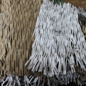 Polstermatten, Füllmaterial aus recycelter Kartonage, 250 Liter