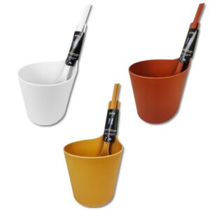 Rento Sauna Set Biokomposit mit Saunakübel 5 l und Saunakelle Saunazubehör