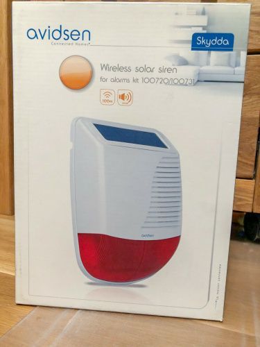 Avidsen Sirene 100728, Wireless-Solarzellen-Sirene Skydda für 1007207 u. 100731