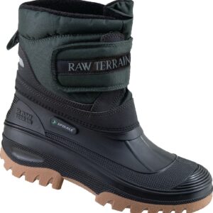 Winterstiefel Gr.45 schwarz Nylon/ PVC Webpelzfutter/ Klettverschluss Spirale
